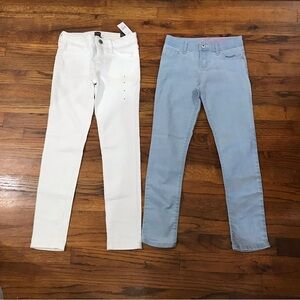 Girls Super Skinny Denim Blue Jean Pant Bundle
Skinny Jegging Legging Jeggings